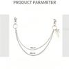 Personalized Street Dancing Cross Pendant, Trouser Chain, Waist Chain, Versatile Double-Layer Waist Chain, The Same For Men And Women