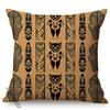 African Nation Style Cushion Cover, Culture Art Pattern, Exotic Cotton Linen, Car Sofa Pillow Case