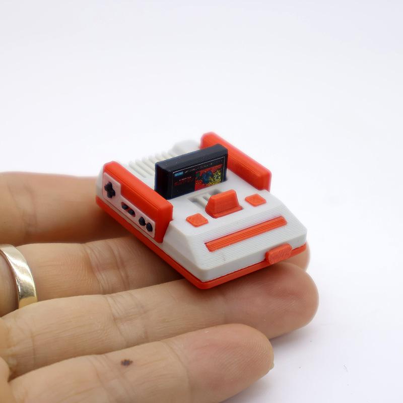 1 Piece 1/12 Dollhouse Simulation Miniature Nostalgic Tv Game Console Model Living Room Scene Decoration Doll Accessories Toys