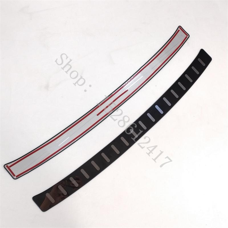 For 2010 2011 2012 2013~2015 BMW X1 E84 Stainless Steel Rear Bumper Protector Sill Rear Boot Guard Trim Car Accessories Styling