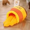 Removable & Washable Winnie the Pooh Panda Pet Bed with Thickened Cushion, Four Seasons Universal Design.