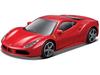 Bburago Ferrari Diecast Car Ferrari 488 GTB 1/43 (Red) [Used]