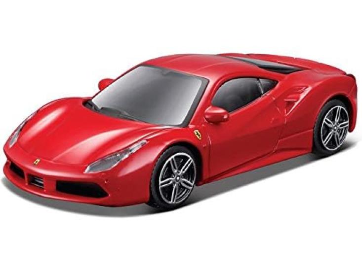 

Bburago Ferrari Миниатюрная модель Ferrari 488 GTB 1/43 (красный) [Использовал]