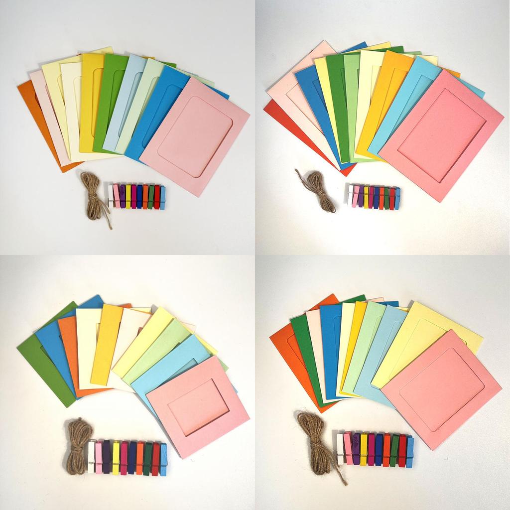Modernes, minimalistisches Wandfotorahmen-Set mit Clips für die Wohnzimmerdekoration