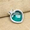 Aqua Apatite Gemstone 925 Solid Sterling Silver Handmade Jewelry Wedding Gift Pendant