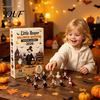 Miniature Duck Decorations Halloween Horror Ducks Advent Calendar 2026, 24-Day Spooky Countdown with 24 Kids Party Souvenirs Unique Collectible