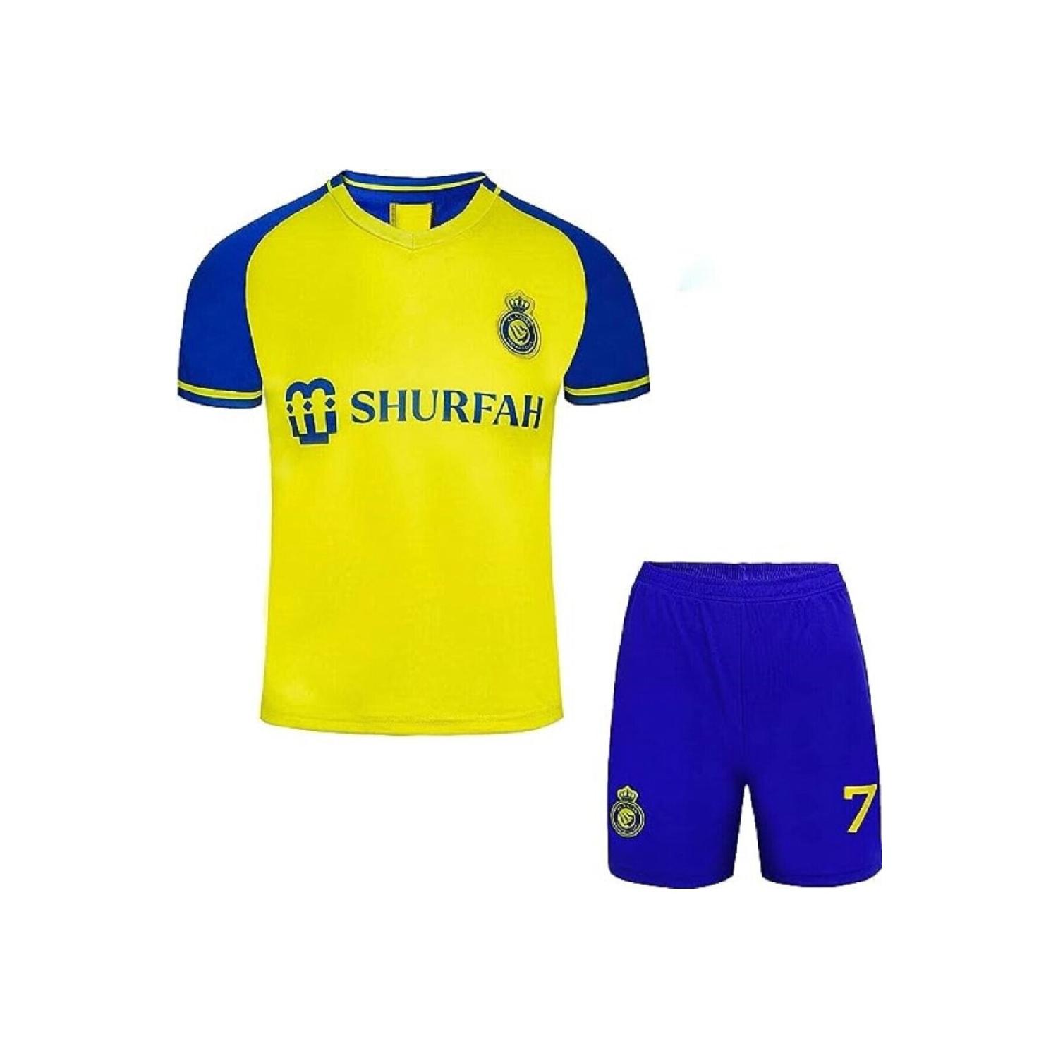 

Детские футбольные майки All Nassr Ronaldo, 2 шт.
