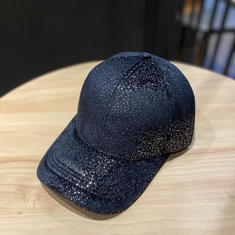 Jesień Zima Czapki Baseballowe Damska Czapka Modne Czapki Snapback Dla Kobiet Outdoor Codzienne Płatki Sequins Moda Akcesoria