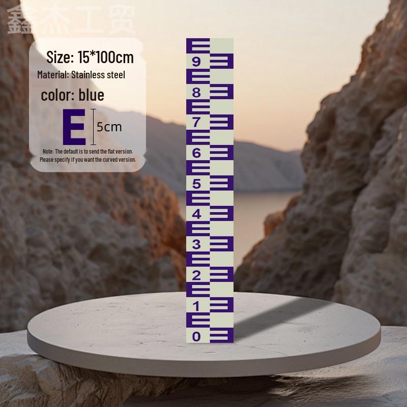 Stainless Steel & Aluminum Water Depth Measuring Ruler