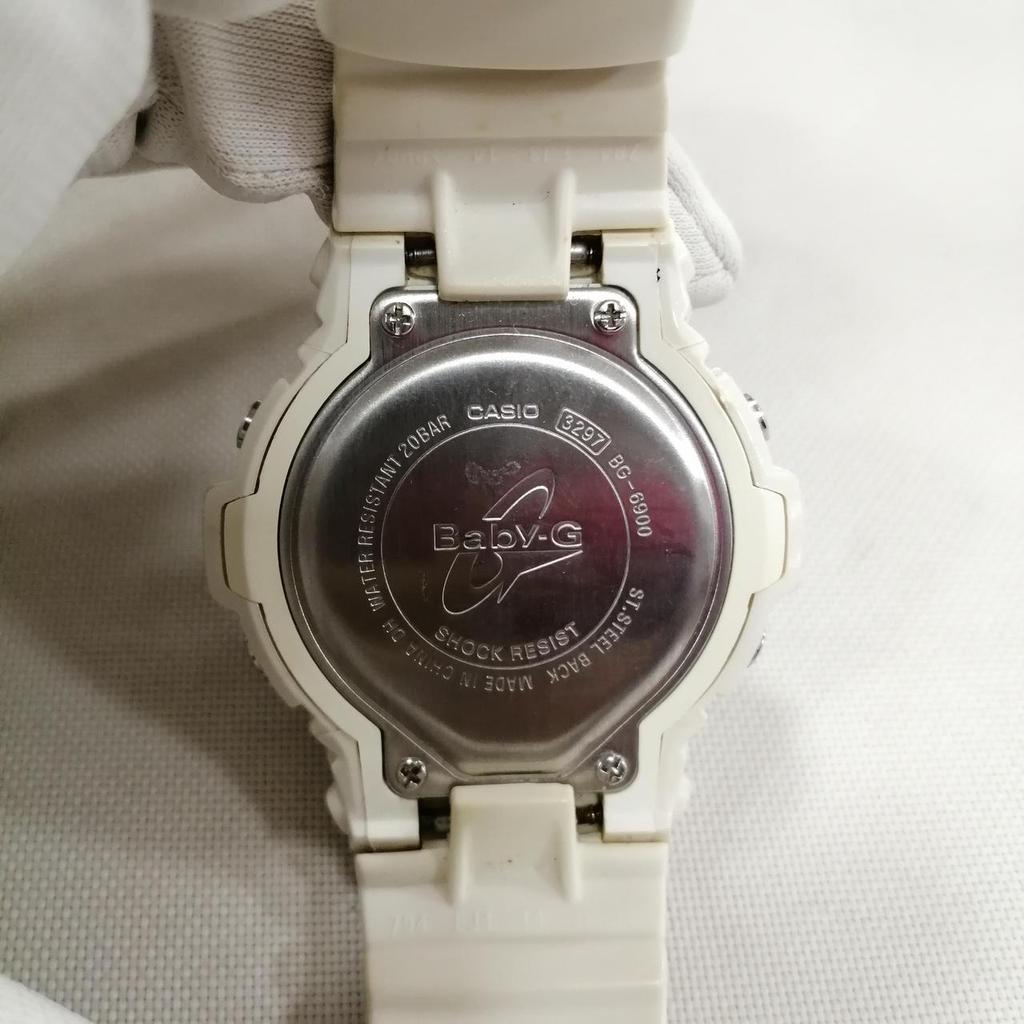 Used CASIO BG-6900 Scratched White BABY-G