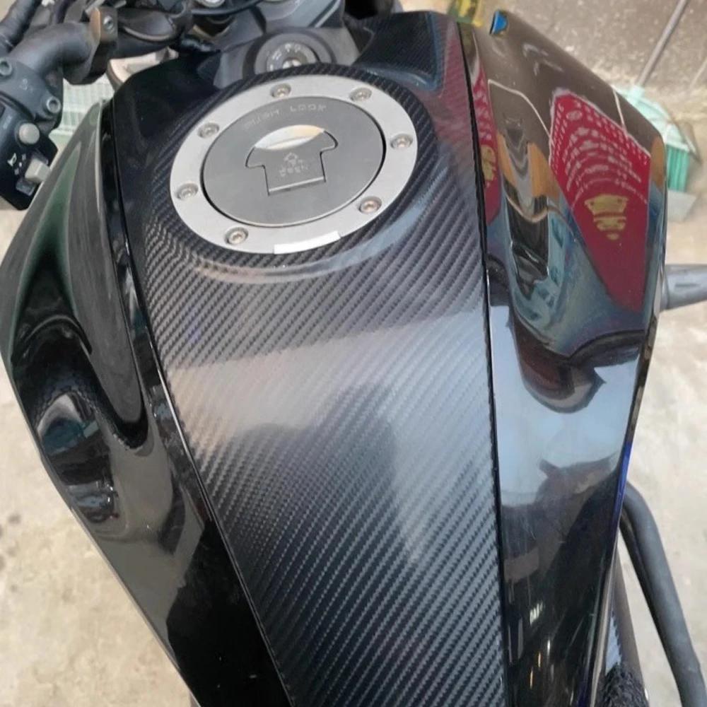 50cm Car Vinyl Wrap Decal 4D Carbon Fiber Black Car Vehicle Modify Film Motorcycle Body Exterior Sticker Waterproof Decor Parts