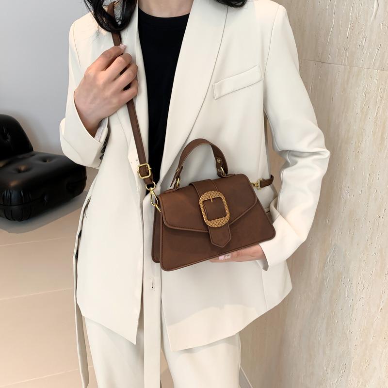 Spring New Retro Commuter Small Square Bag Handbag Bag Fashionable Personality Beautiful Messenger Bag Women