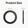 Magnetic Phone Wall Mount – Hands-Free Shower Mirror Holder & Car Sticker Stand, Compatible with iPhone 17 16 15 14 13 12 Pro Max Mini (Black)