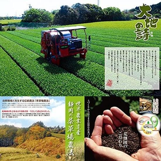 Shizuoka deep-steamed tea Daichi no Uta Makinohara brand Nozomi silver seal covered kabuse Japanese sencha 100g