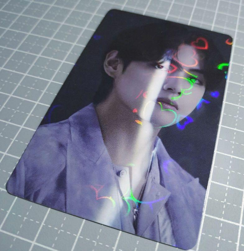 [USED] Official BTS V Taehyung Proof JPFC Exclusive Hologram Trading Card