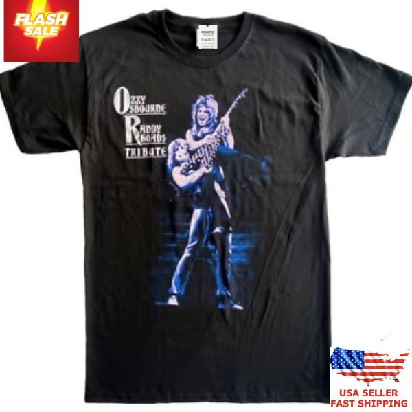 Ozzy Osbourne Randy Rhoads Tribute Shirt XXL Limited Edition Metal Tee Unisex T-Shirt L