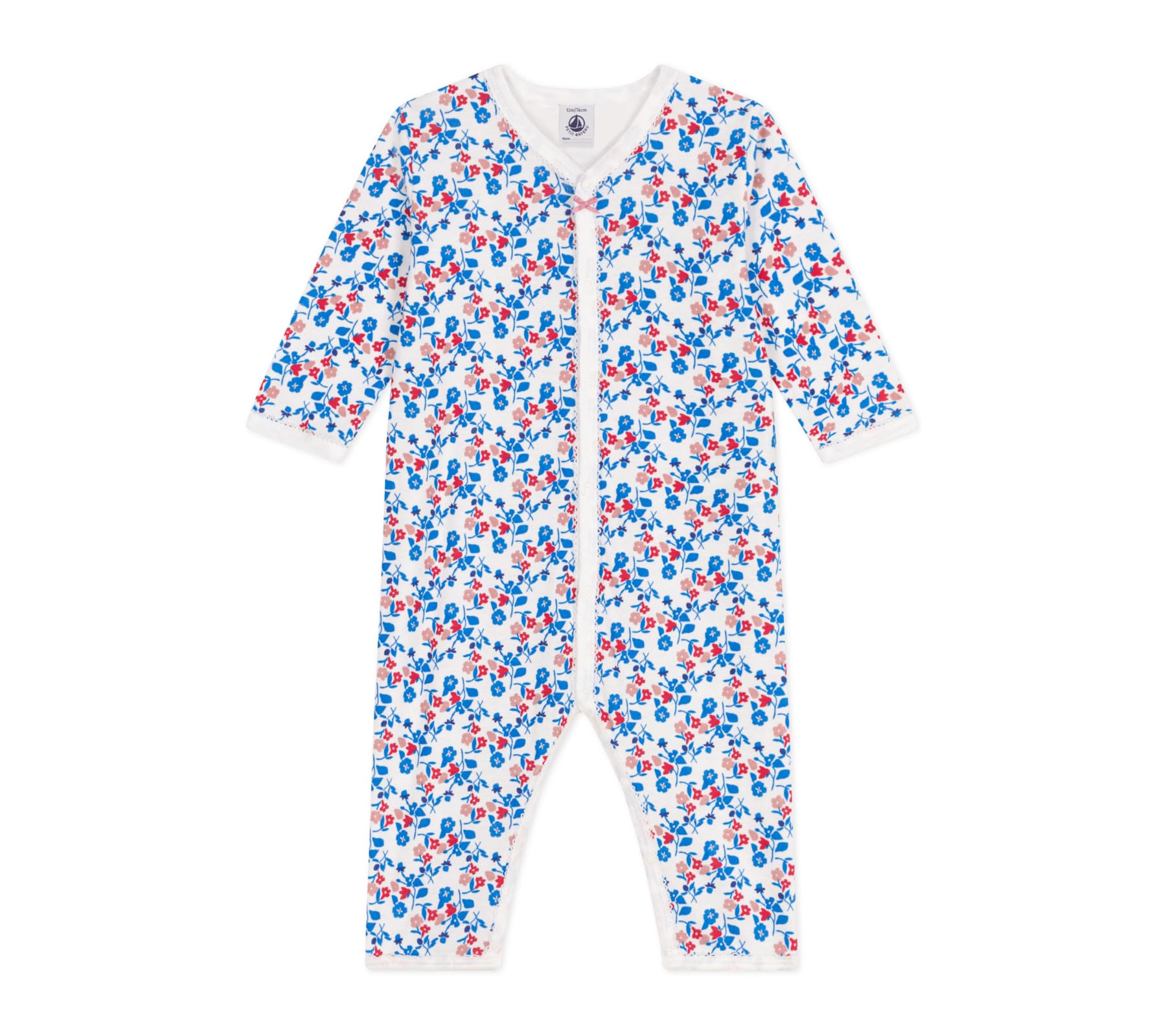 

Ромпер без ножек A0CSO 12 месяцев 74 см [Petit Bateau] Молочный/Разноцветный