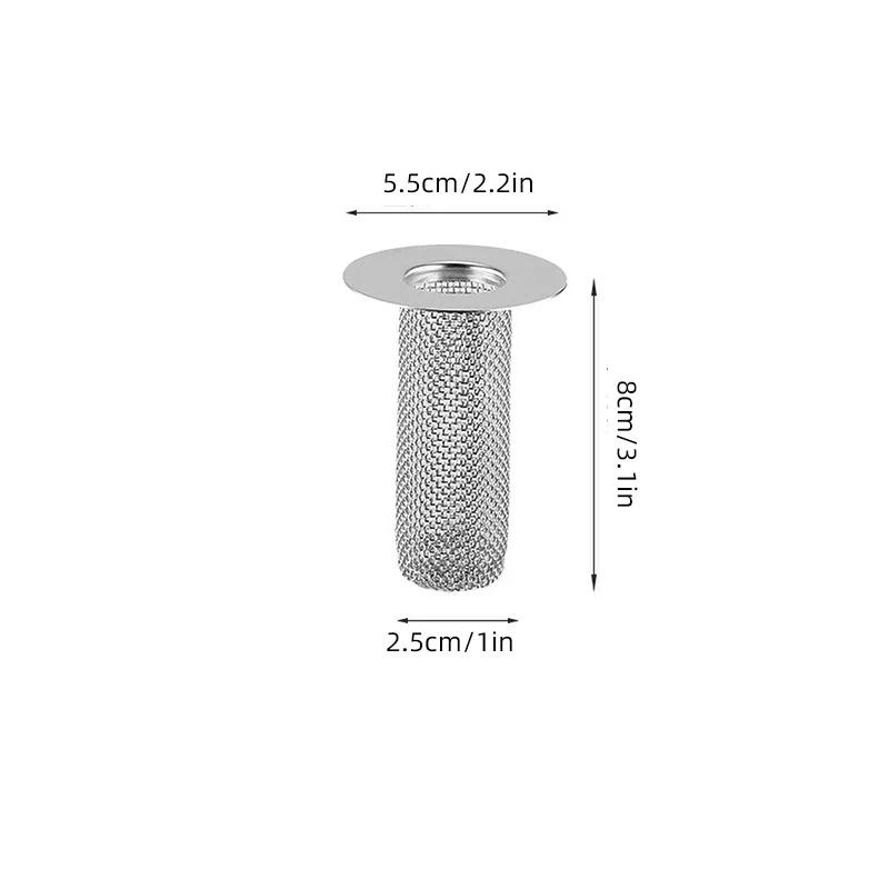 

Floor Drain Filter Stainless Steel Mesh Kitchen Sink Filter Bathtub Hair Catcher Stoper Anti-clog Shower Net Strainer Drains