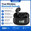 KEBIDU TWS Wireless Earbuds, Bluetooth 5.3 Low Latency Gaming Earphones,30H Playtime,LED Power Display,HiFi Stereo & Built-in Mic for Calls
