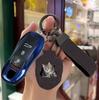 For Gentian Blue Porsche Key Fob Cover, Compatible with Porsche 911 Cayenne Panamera Macan Protector Sleeve Accessories