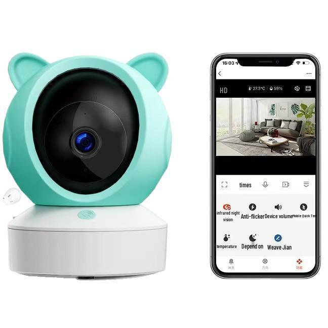 5-Inch Tuya Wireless WiFi Baby Monitor with Voice Intercom