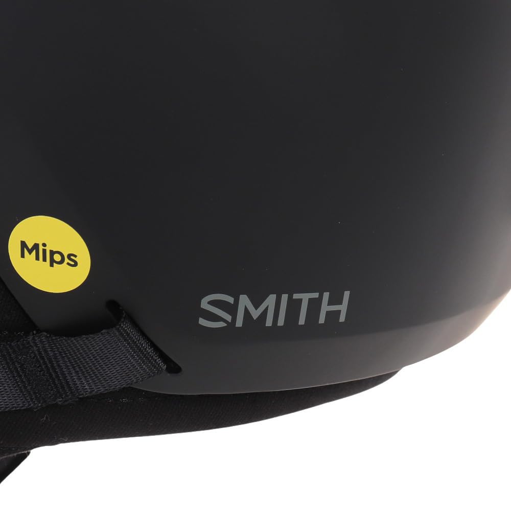 Smith Scout Matte Asian with for Skis and Size and Authentic Japanese Large Helmet, Black, MIPS, Fit, Brim, Snowboards, 23-24, Men's Women's, Product,