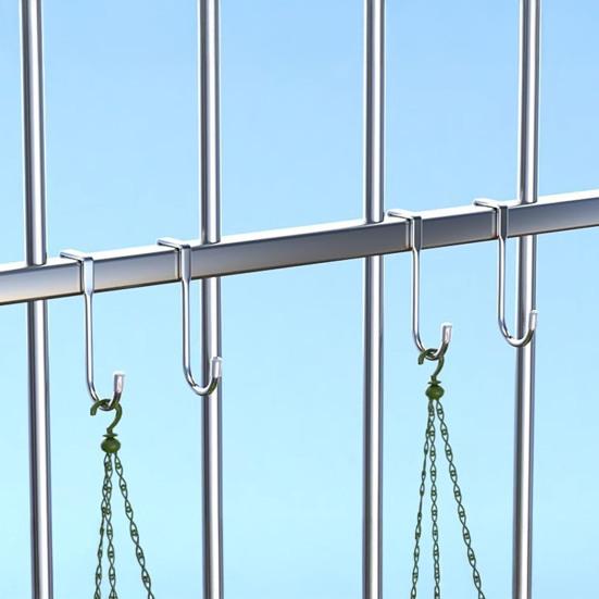 Over Cabinet Metal Double Hook for Closet Door Hook Heavy Duty Kitchen Cabinet Wardrobe Bathroom Dorm