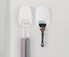 Punch-Free Wall-Mounted UVC Toothbrush Sterilizer and Dryer Holder