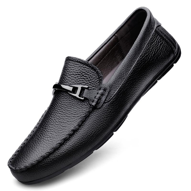 

Модные универсальные мокасины для вождения, деловые лоферы, элегантные мужские туфли, модная мужская кожаная обувь, мужская обувь ручной работы, слипоны 45