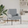 Sofas with Cushions 55 Cm Light Grey Plywood
