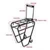 Versatiles Bicycles Cargo Carriers Easyly Install Regulable Bike Luggage Rack for Easy Transport Storage
