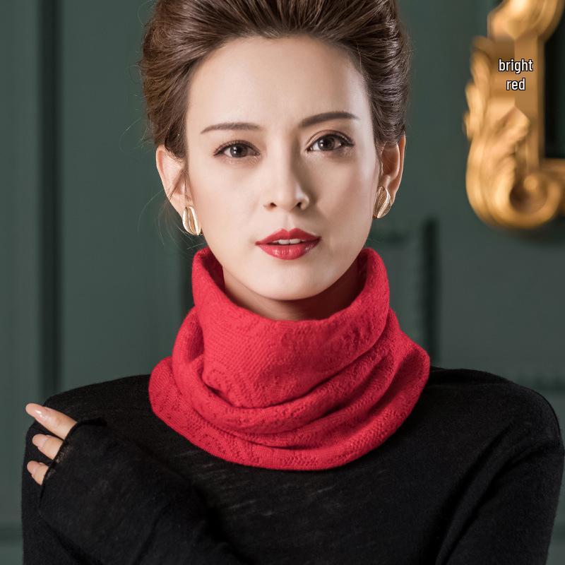 

Женский холодостойкий шерстяной снуд с вырезами 1061 Below 60cm