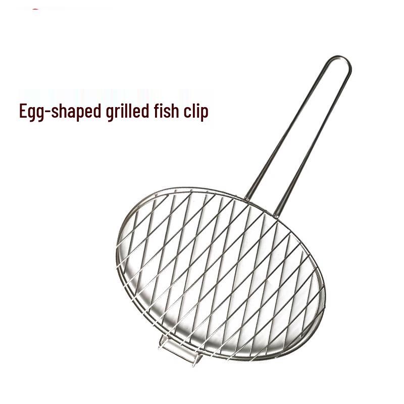ZISIZ Oval BBQ Grill Pan with Handle
