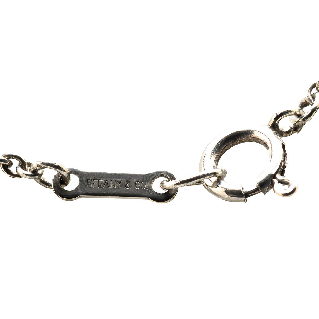 TIFFANY & CO. 21st Century Elsa Peretti Sterling Silver Open Heart Pendant Necklace YINNITXHTDGY4C6D
