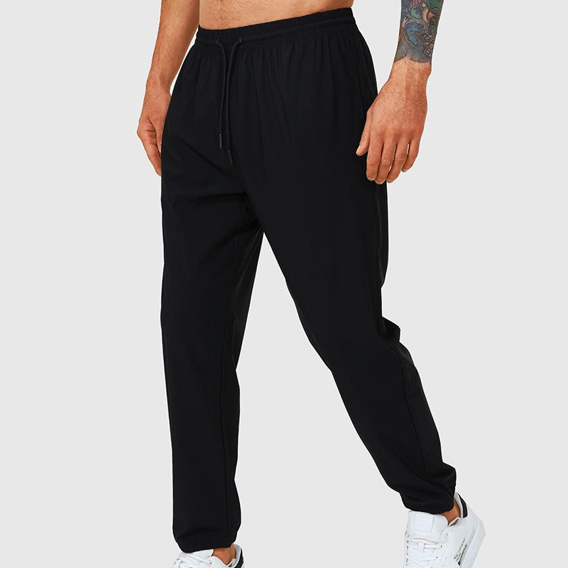 Men's Quick-Dry Loose Fit Running Pants with Elastic Cuffs