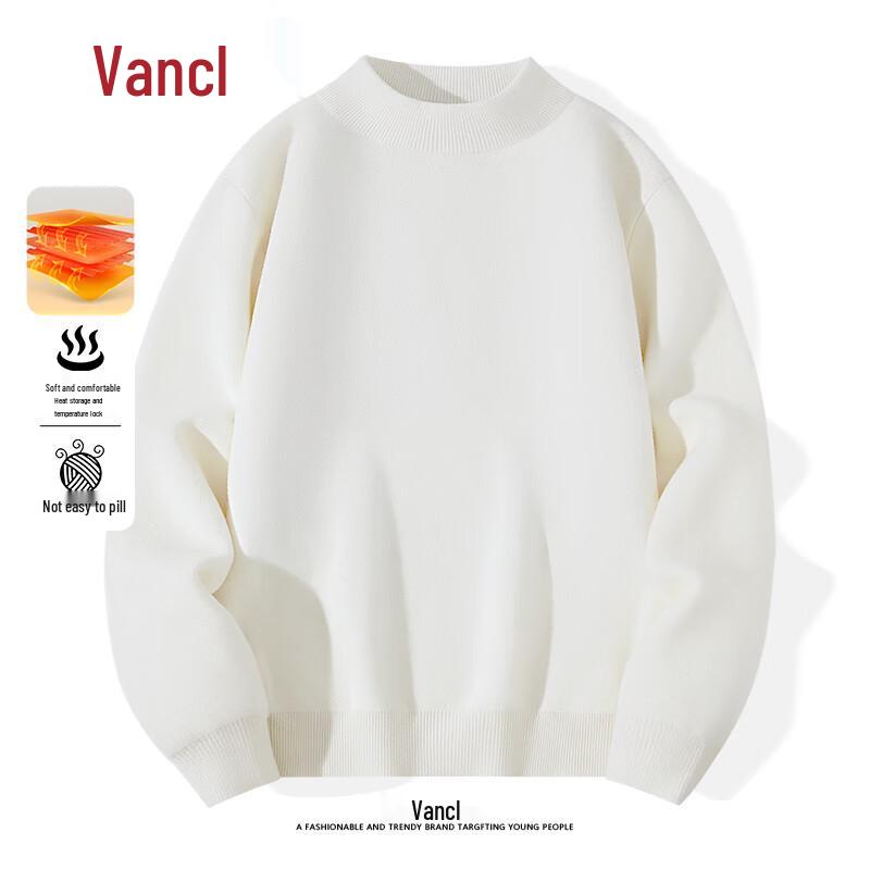 VANCL Men's Thermal Mock Neck Knit Sweater