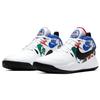 Nike Team Hustle D 9 Abrasion Resistant Breathable Mid Top Performance Basketball Shoes Black White Blue CW5815-100