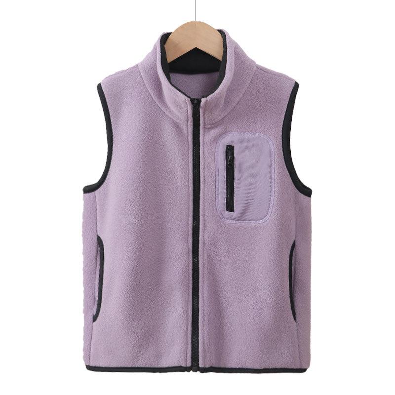 4-18 Jahre Jungen Mädchen Polarfleece Weste Herbst Winter Dick Warm Teenager Kinder Tops Oberbekleidung 5A Kinderwesten