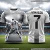 Fashion Ronaldo Adult Football Jersey Comfortable Breathable Quick Dry Soccer T Shirt For Men Women Training And Street Wear