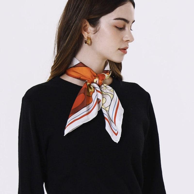 

ONSZ Retro Logo Silk Scarf ORANGE_FREE