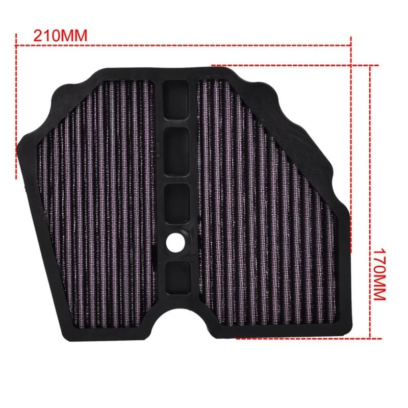 Motorcycle Engine Air Filter Cleaner High Flow Non-woven Fabric Air Intake Filter Element For Benelli TRK502 TRK502X 2017-2022