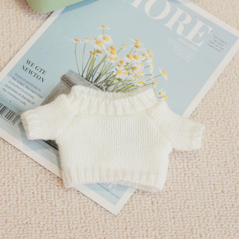 20cm Cotton Doll Accessories: Plush Dog Sweater, Scarf, Hat Set