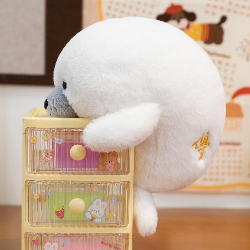 Soft Cute Sea Dog Seal Plush Toy Aquarium Souvenir Office Healing Whale Table By Sea Lion Activity Throwing