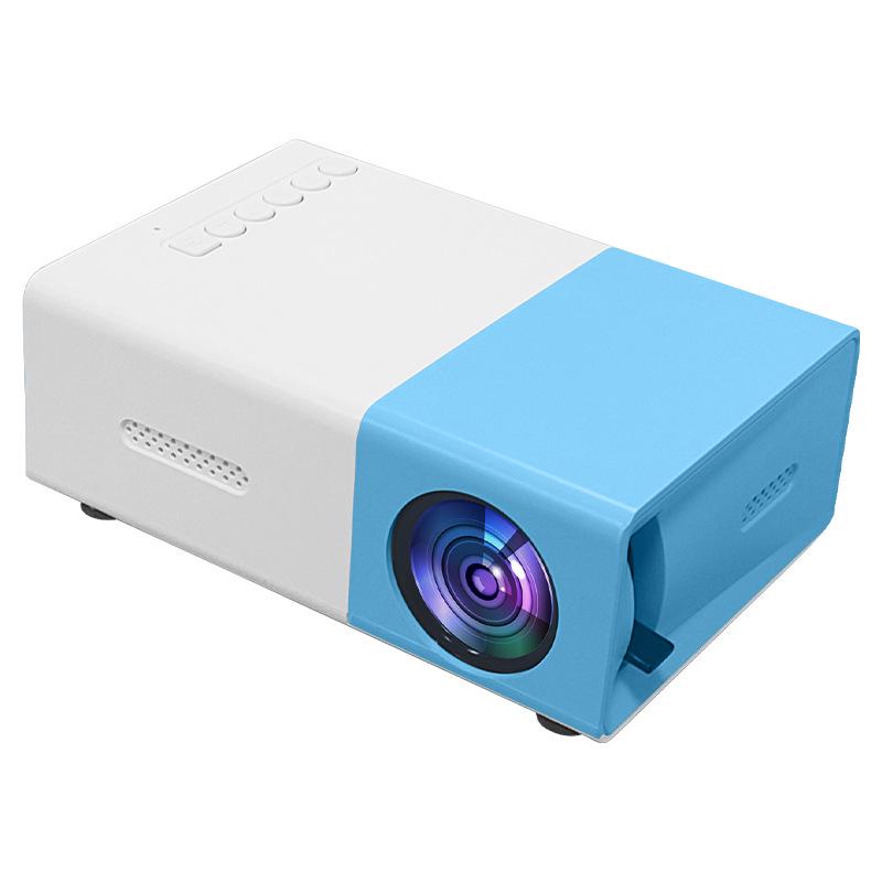 Portable YG300 Mini Projector with Wired Screen Mirroring