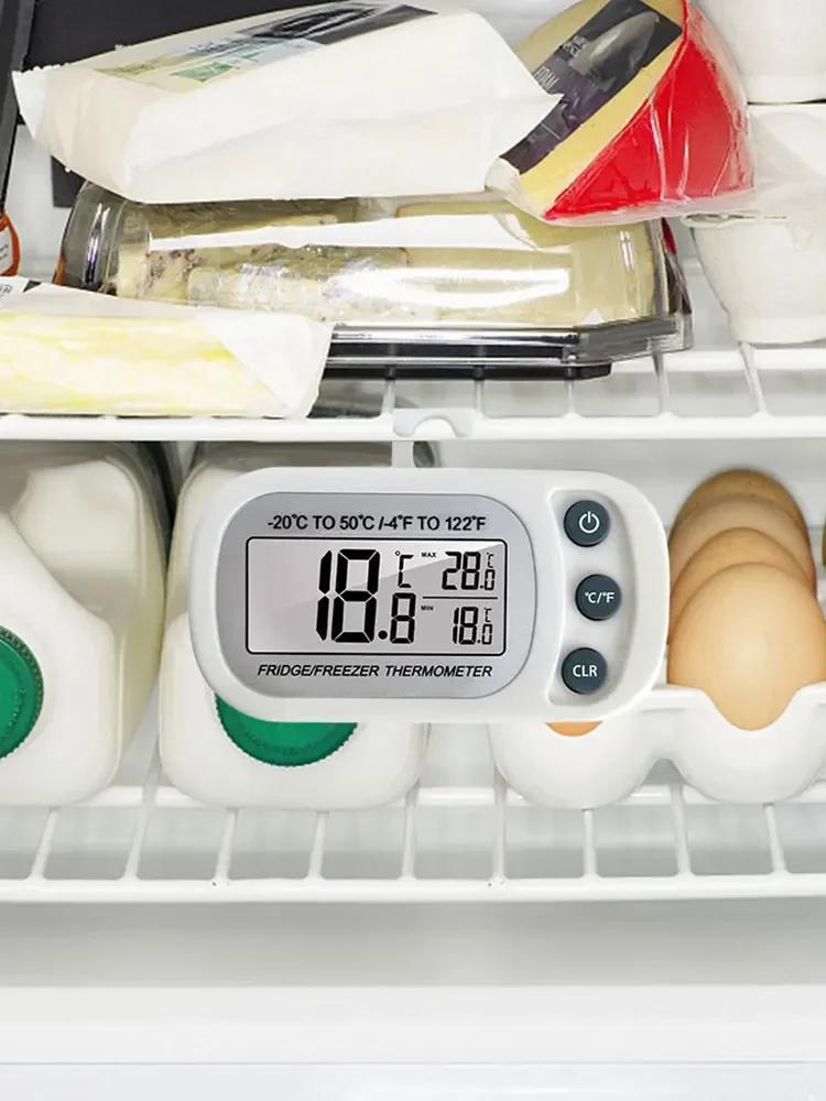 Termometru Digital Electronic Mini Impermeabil pentru Temperatura Congelatorului -50~110 grade Termometru Frigider