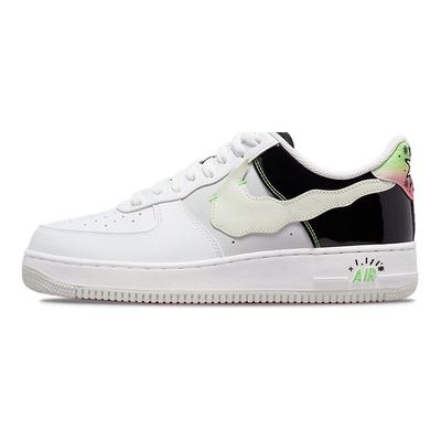 Nike Air Force 1 Low 07 LV8 Pop Art - Weiße Herren-Sneaker Schwarz Photon Racer-Pink DV1229-111