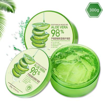 Gel de Aloe Vera 300ml Gel Puro de Aloe Vera Orgânico Gel Hidratante Anti-Acne
