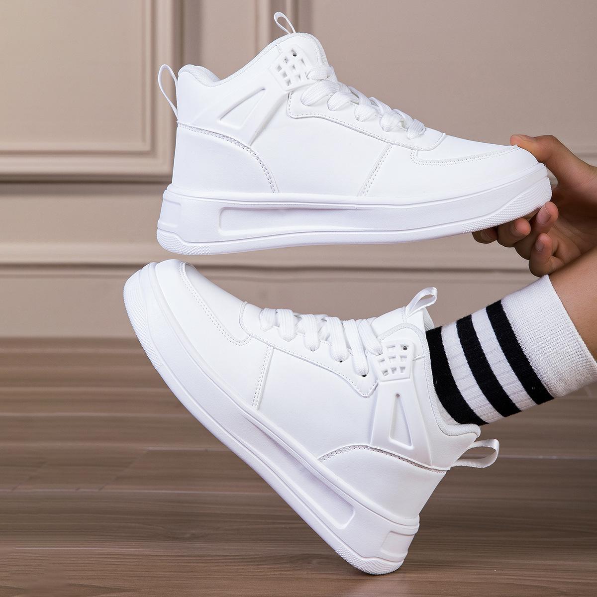 

2025 новые китайские спортивные кеды корейская версия тренд универсальные повседневные белые кеды студенческие простые модные кеды парные кеды 37 белый