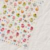 Beach Shell Swim Ring Bikini Watermelon Cat Ice Cream Crab Sunglass Coconut Tree Flowers Fruits Nail Art Stickers Decals