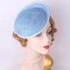 Headpiece Vintage Fascinator Hat Wide Brim Masquerade Top Hat Linen Yarn Fascinator Hat Base  Lady